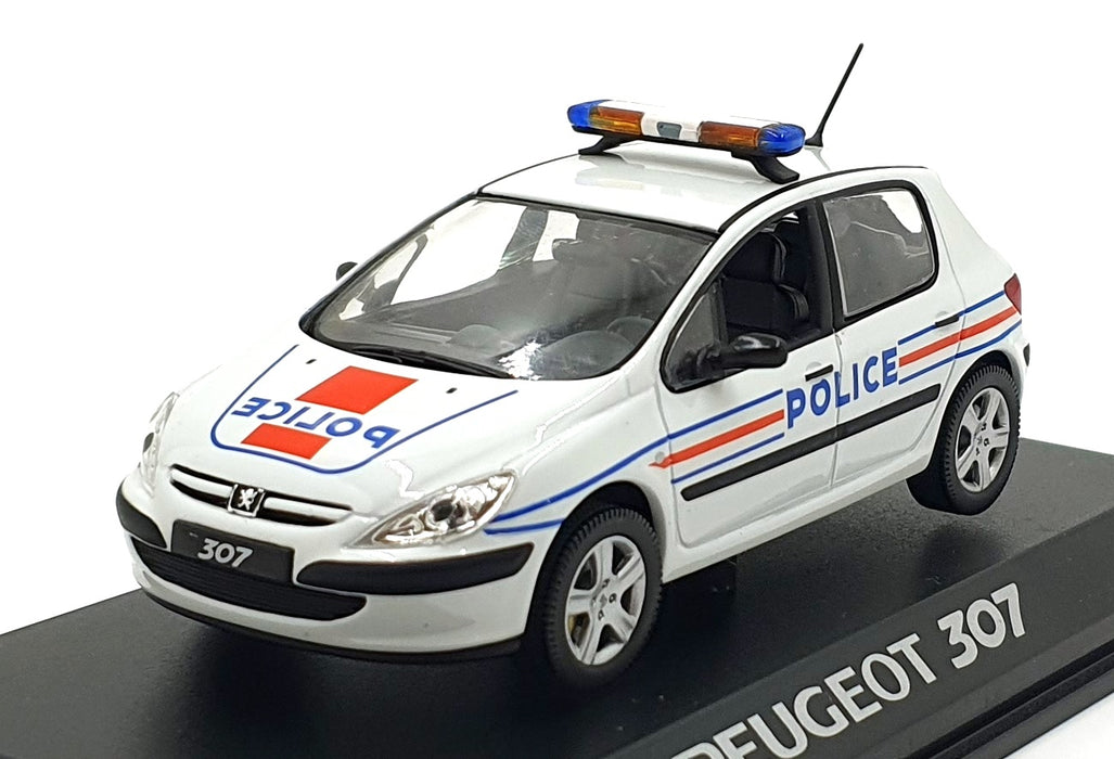 Norev 1/43 Scale 473708 - Peugeot 307 Police - White