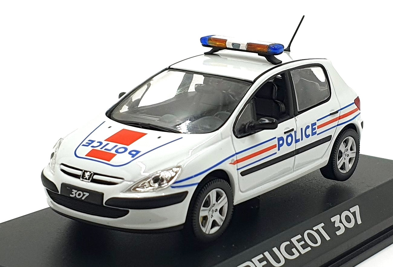 Norev 1/43 Scale 473708 - Peugeot 307 Police - White