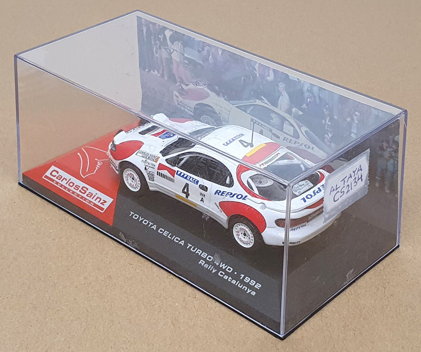 Altaya 1/43 Scale CS2134 - Toyota Celica Turbo 4WD #4 Rally Catalunya 1992 Sainz