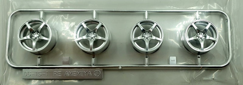 Aoshima 1/24 Scale 06944 Enkei Racing RP03 Wheel 18inch Wheels & Tyres Set #113