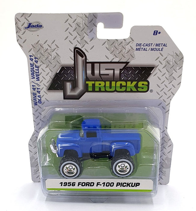 Jada Just Trucks 1/64 Scale 14020 - 1956 Ford F-100 PickUp - Blue