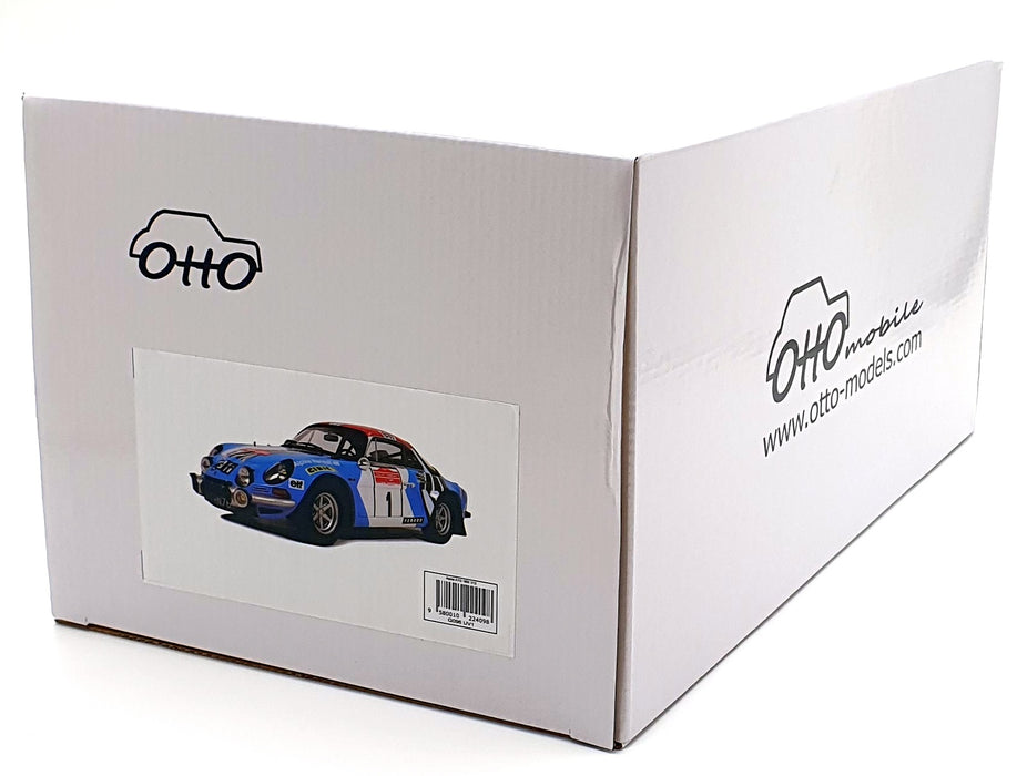 OTTO 1/12 Scale Resin G096 - Alpine A110 1800 #1 Sanremo Rally 1973