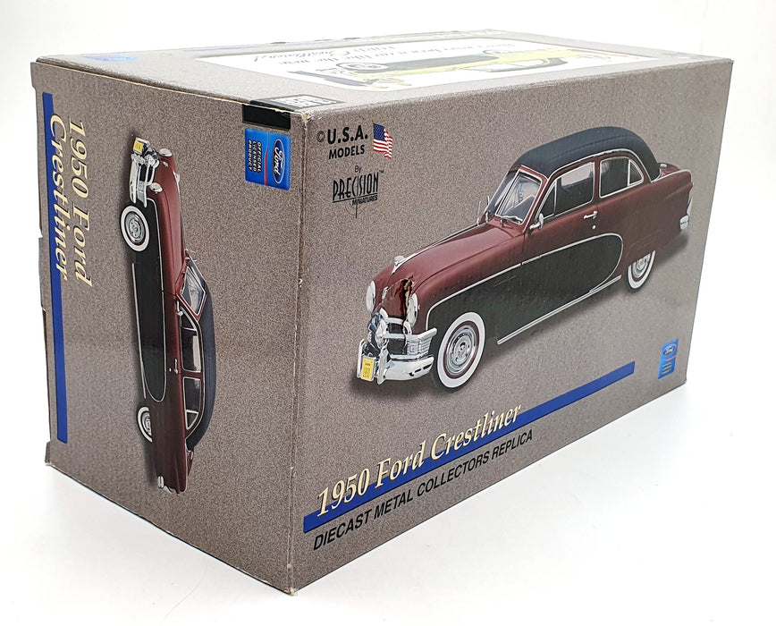 Precision Miniatures 1/18 Scale Diecast PMUS-02G 1950 Ford Crestliner - Green