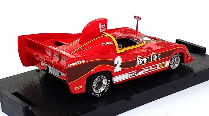 Brumm 1/43 Scale R282 - Alfa Romeo 33SC 12 #2 500Km Monza 1977 1st V. Brambilla