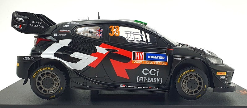 Ixo 1/18 Scale Diecast 18RMC200.22 Toyota GR Yaris Rally1 Hybrid #33 Sweden 2024