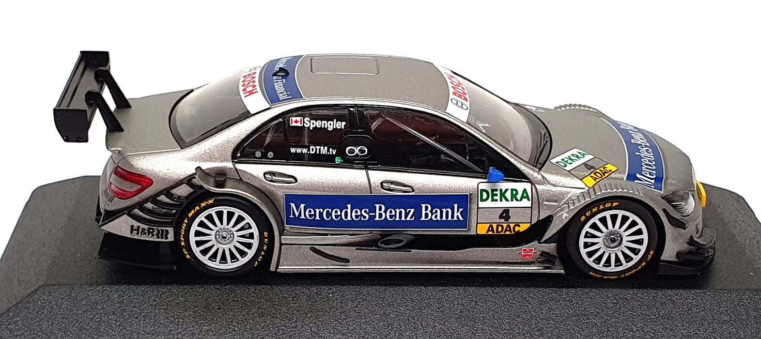 Minichamps 1/43 Scale 400 103904 - Mercedes C-Class DTM 2010 #4 Spengler - Grey