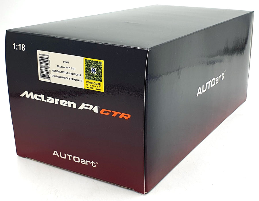 Autoart 1/18 Scale 81544 - McLaren P1 GTR #51 Geneva Motor Show 2019
