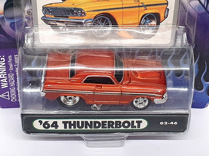 Muscle Machines 1/64 Scale 71151 02-46 - 1964 Ford Thunderbolt - Dk. Orange