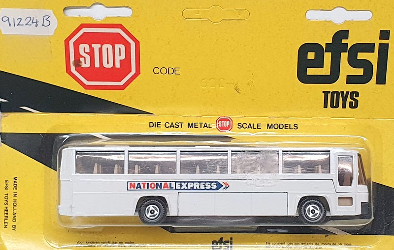 Efsi Toys 1/87 Scale 91224B - Volvo Coach National Express - White
