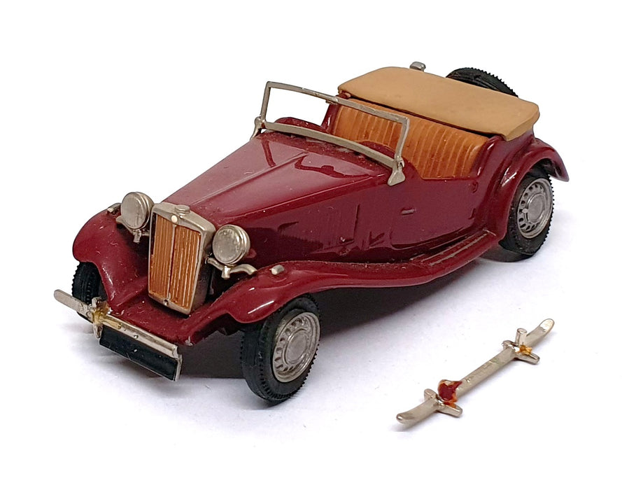 Abingdon Classics 1/43 Scale No. 7 - 1953 MG TD (W/W) - Red