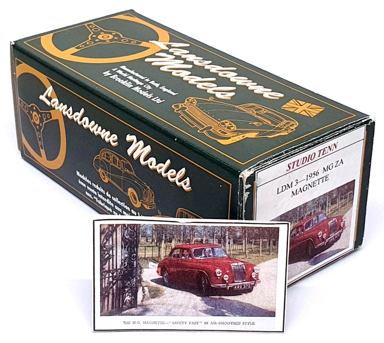 Lansdowne Studio Tenn 1/43 Scale LDM3 - 1956 MG ZA Magnette - Red
