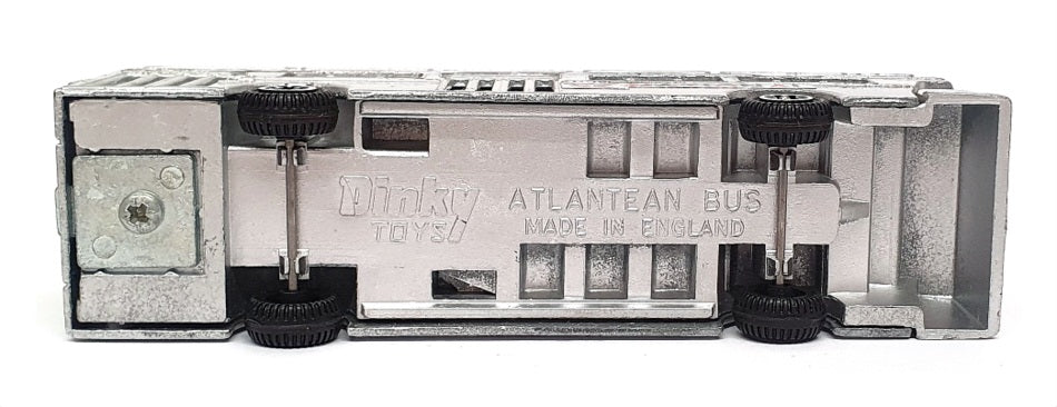 Dinky Toys 13cm Long Diecast 297 - Atlantean Silver Jubilee Bus 1977