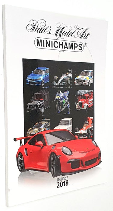 Minichamps Edition 1 2018 - A4 Fully Illustrated Catalogue 187 Colour Pages