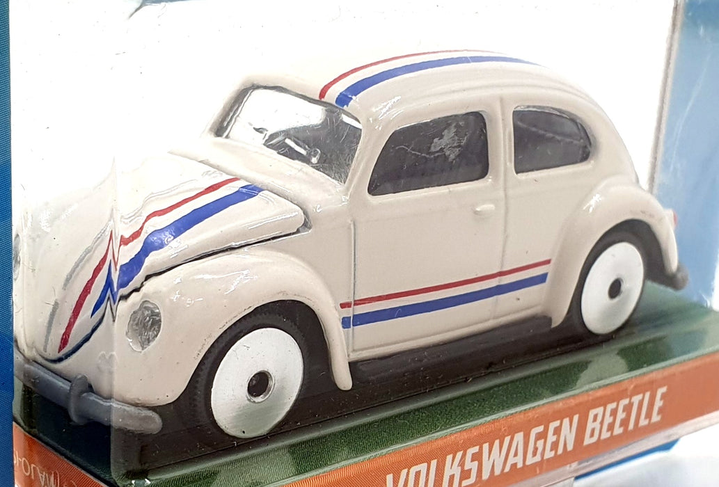 Jada Toys 1/64 Scale 100426O - Volkswagen Beetle - White/Stripe