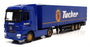 NZG 1/50 Scale 555/04 - Mercedes Benz Truck & Trailer (Tucher) Blue