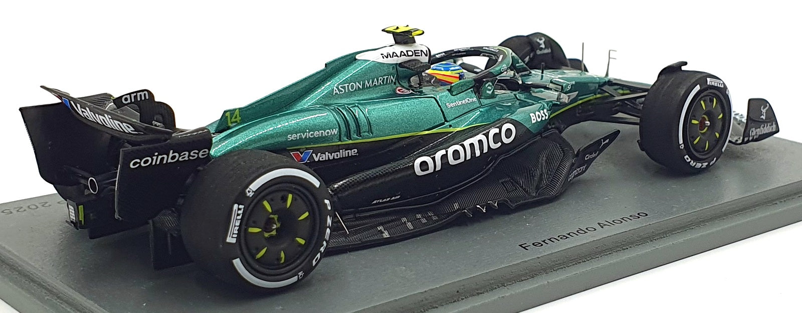 Spark 1/43 Scale S9589 - F1 Aston Martin AMR25 #14 Japanese GP 2025 - Alonso