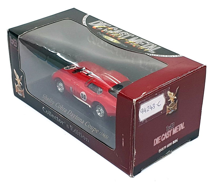 Road Signature 1/43 Scale 94243-C - 1965 Shelby Cobra Daytona Coupe - Red