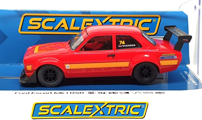 Scalextric 1/32 Scale Slot Car C4571 - Ford Escort Mk I RSR #74 Ovenden - Red