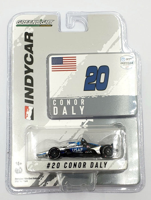 Greenlight 1/64 Scale 11517 NTT Indycar Series #20 C. Daly - White/Grey