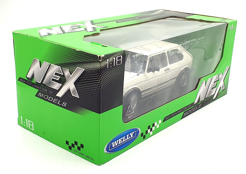 Welly 1/18 Scale Diecast 18039W - Volkswagen Golf GTI MK1 - White