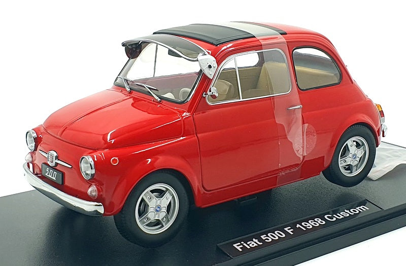 KK Scale 1/12 Scale Diecast KKDC120061 - Fiat 500 F 1968 Custom - Red 
