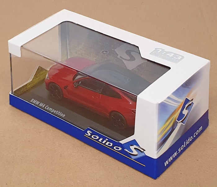 Solido 1/43 Scale S4316001 - BMW M4 Competition - Imola Red