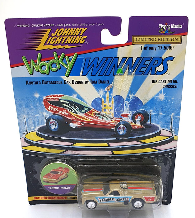 Johnny Lightning 1/64 Scale 301-03 - Wacky Winners Trouble Maker - Gold