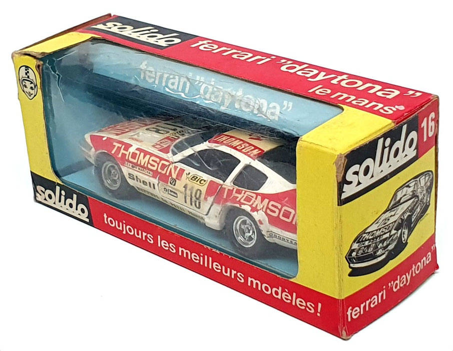 Solido 1/43 Scale Diecast No.16 - Ferrari Daytona Le Mans #118 - Red/White