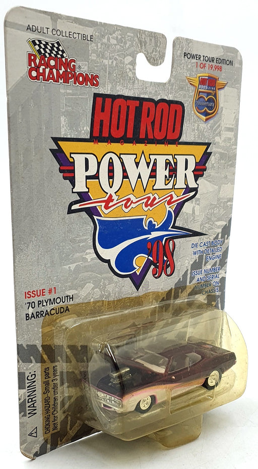 Racing Champions 1/59 Scale 08900 1970 Plymouth Barracuda #1 Hot Rod Power Tour