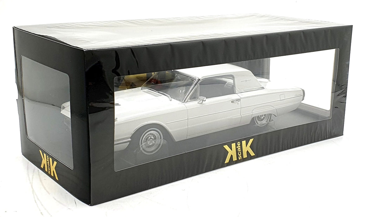 KK Scale 1/18 Scale KKDC181381 - 1966 Ford Thunderbird Coupe - White