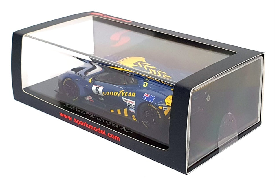 Spark Model 1/43 Scale S8110 - Brabham BT62 Goodyear #5 - Blue/Yellow