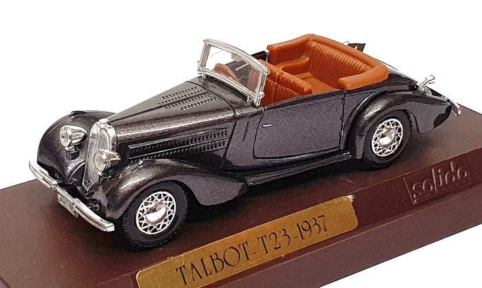 Solido 1/43 Scale Diecast 4003 - 1937 Talbot T23 - Met. Grey