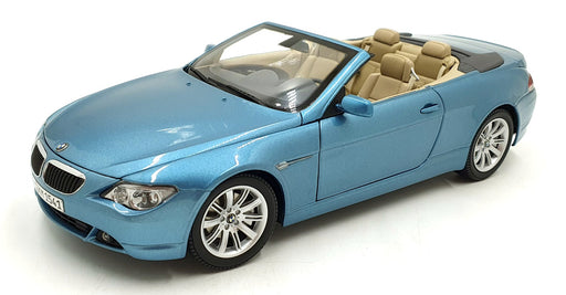 Kyosho 1/18 Scale Diecast 80 43 0 153 440 BMW 6 Series Convertible - Blue