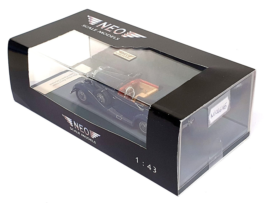 Neo 1/43 Scale NEO46165 - Mercedes Benz 540K Type A Open Cabrio - Blue
