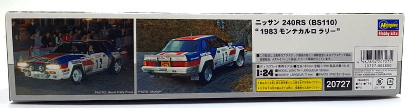 Hasegawa Kits 1/24 Scale 20727 - Nissan 240RS (BS110) 1983 Monte Carlo Rally #12