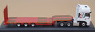 Oxford Diecast 1/76 Scale 76DXF007 DAF XF Euro 6 Semi Low Loader Pollock - White