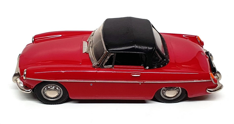 Minimarque 43 1/43 Scale AC69 - 1962-66 MGB Roadster MKI Hood Up - Red