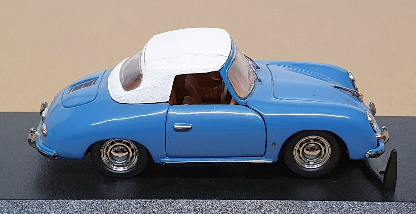 Detail Cars 1/43 Scale ART224 - Porsche 356 A Cabriolet - Blue/White