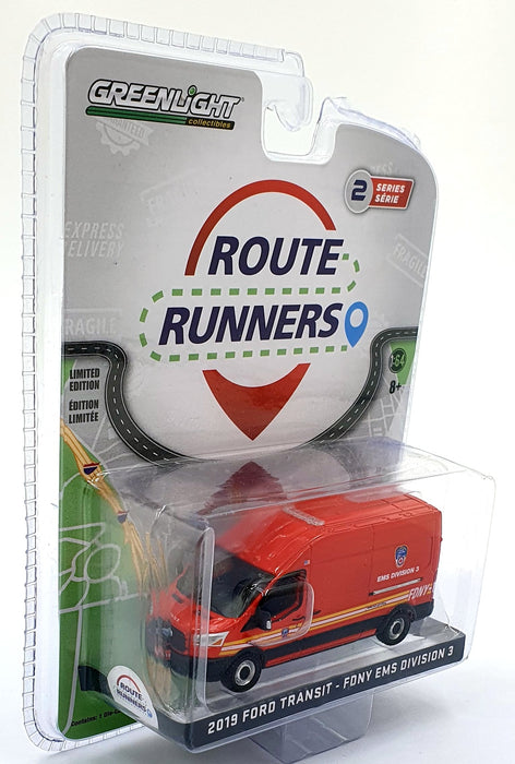 Greenlight 1/64 Scale 53020 - 2019 Ford Transit - FDNY EMS Division 3