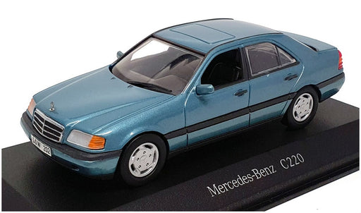 Minichamps 1/43 Scale 03278 - Mercedes Benz C220 - Met Blue