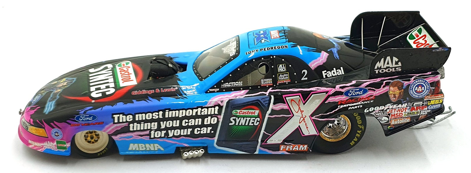 Action 1/24 Scale 104364 Ford Mustang Funny Car Dragster 2003 - Pedregon