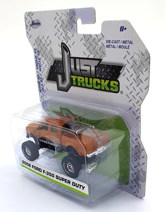 Jada Just Trucks 1/64 Scale 14020 - 2008 Ford F-350 Super Duty - Orange