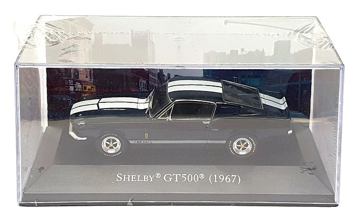 Altaya 1/43 Scale Diecast 28525C - 1967 Shelby GT500 - Dk. Blue/White