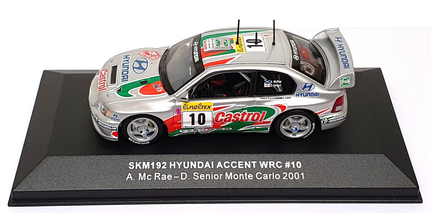 Skid Vitesse 1/43 Scale SKM192 - Hyundai Accent WRC #10 Monte Carlo 2001