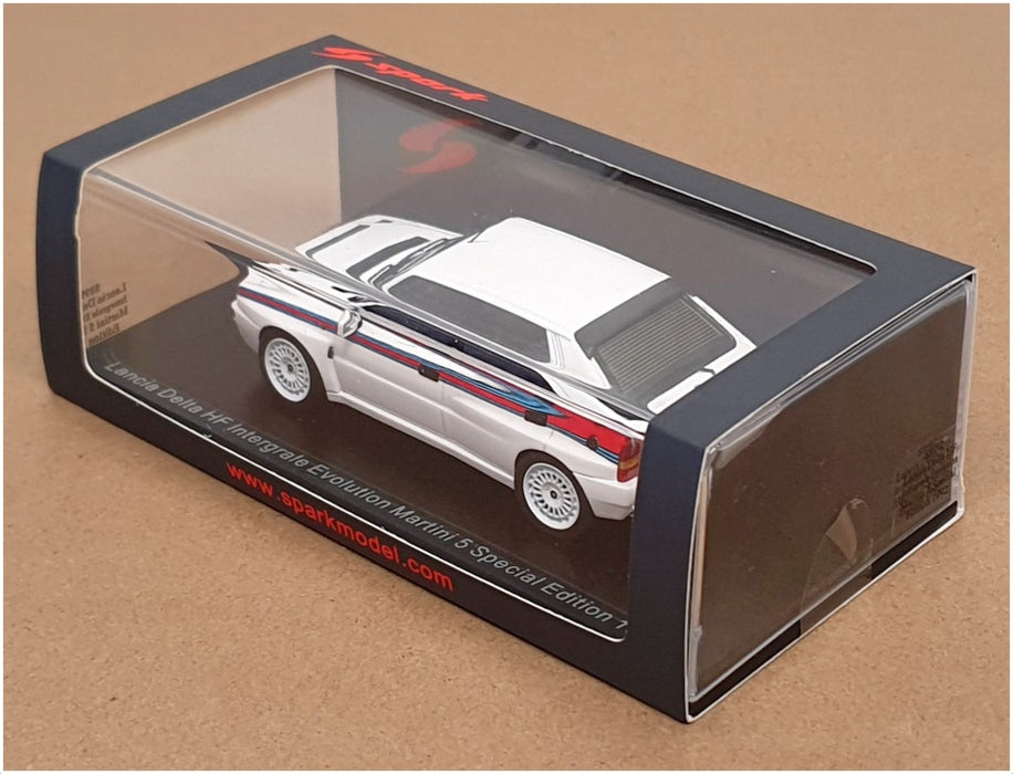 Spark 1/43 Scale S8992 - Lancia Delta HF Intergrale Evo Martini 1992 - White