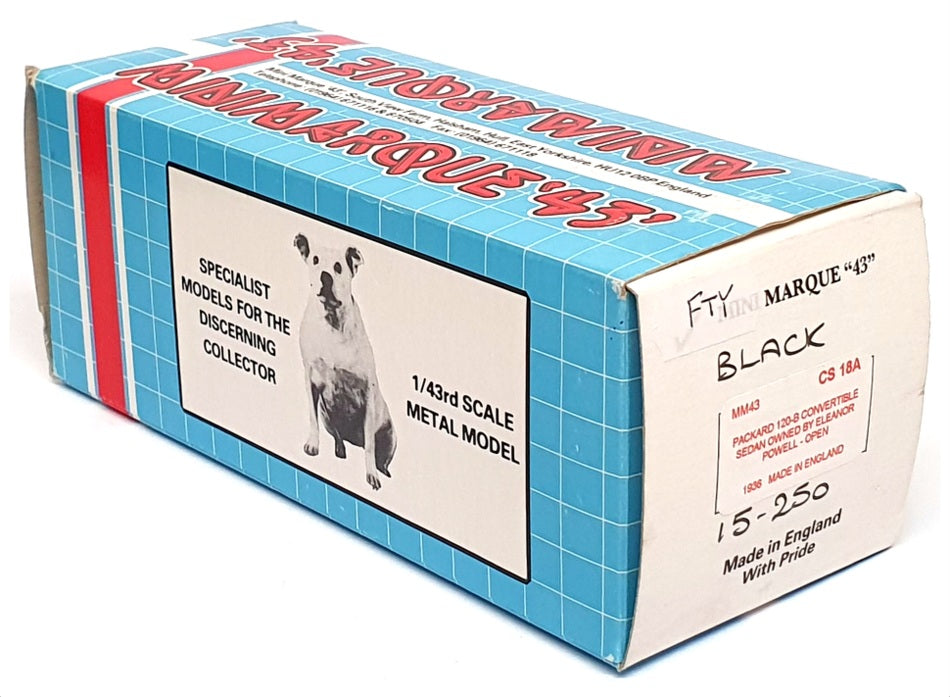 Minimarque 43 1/43 Scale CS18A - 1936 Packard 120-B Eleanor Powell - Black