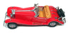 Franklin Mint 1/24 Scale 31025D - 1935 Mercedes Benz 500K Sp. Roadster - Red