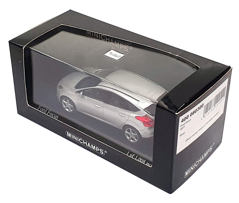 Minichamps 1/43 Scale 400 080300 - 2011 Ford Focus - Silver
