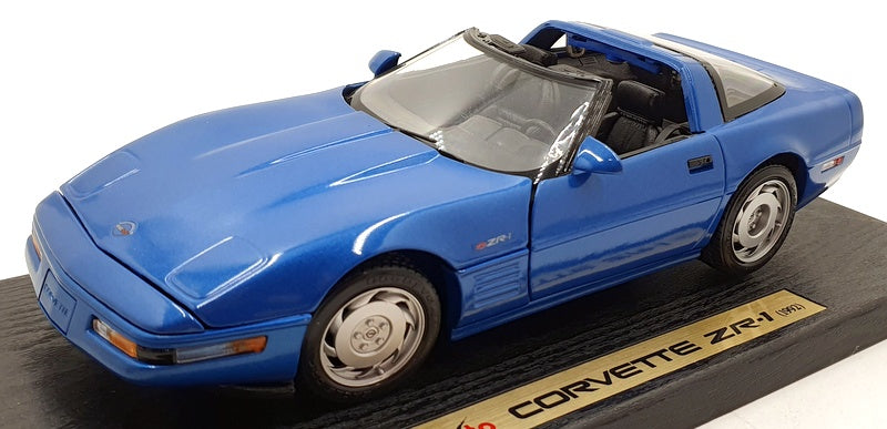 Maisto 1/18 Scale Diecast 31809 - Chevrolet Corvette ZR-1 1992 - Blue
