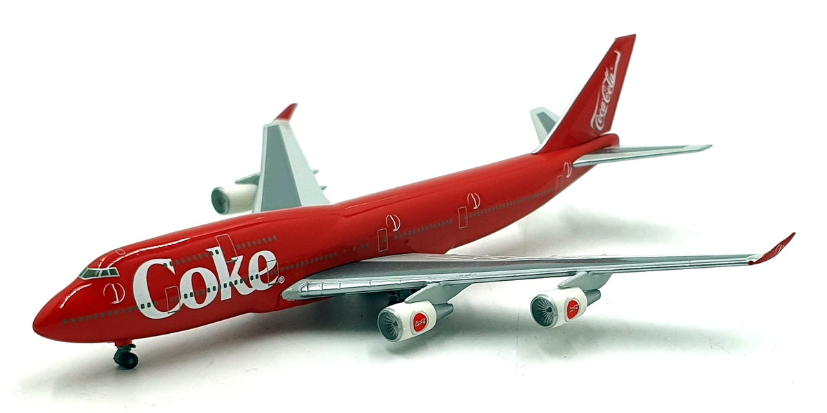 Coca-Cola コカコーラ 航空機模型 3点セット 747 ベルーガ Ju5 Lemke 1/500 Scale 0564 - Boeing 747-400 Aircraft - Coca-Cola